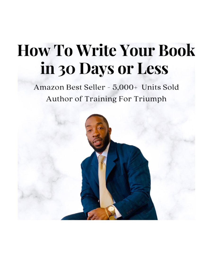 How To Write Your Book In 30 Days or Less