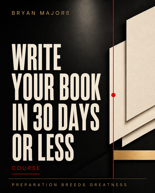 How To Write Your Book In 30 Days or Less